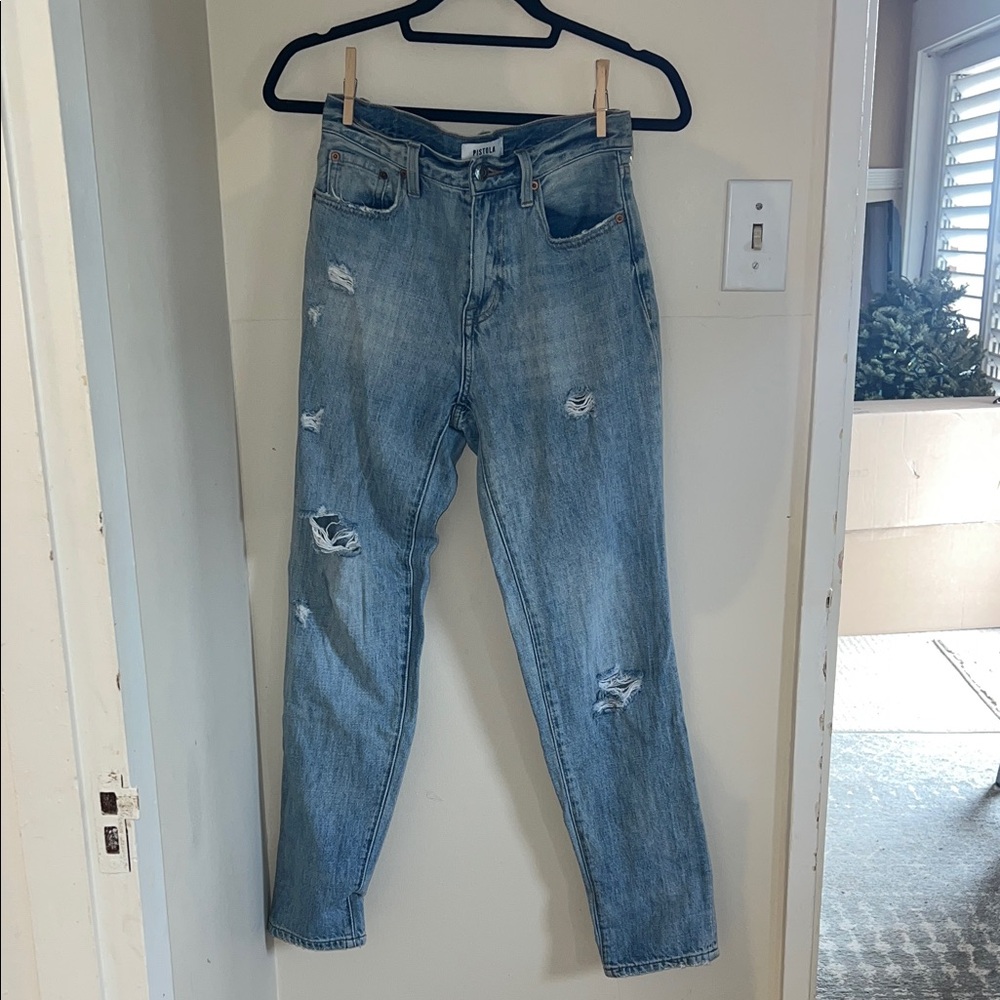 Pistola Distressed Blue Jeans